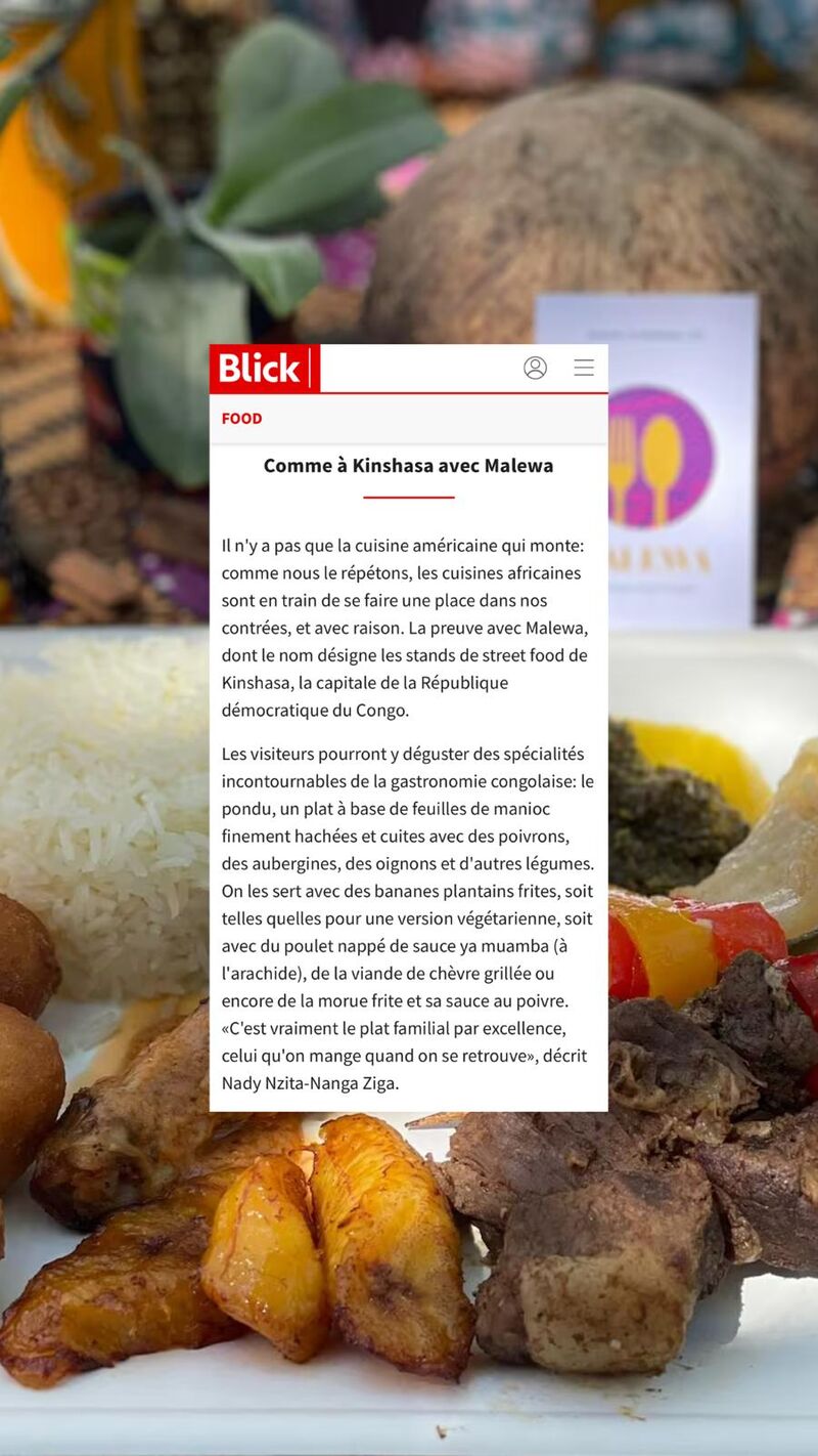 Blick article: Comme à Kinshasa avec Malewa