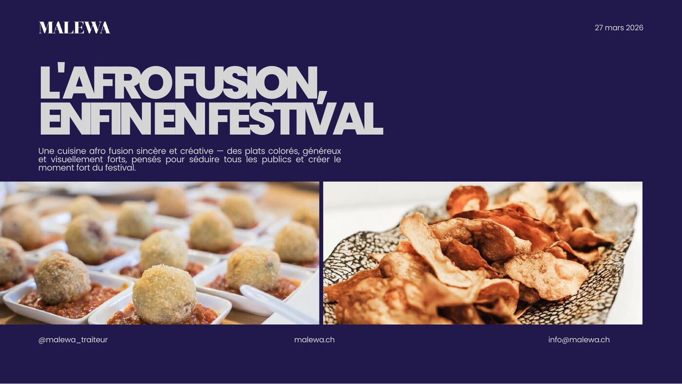 Malewa festival pitch deck, opening slide